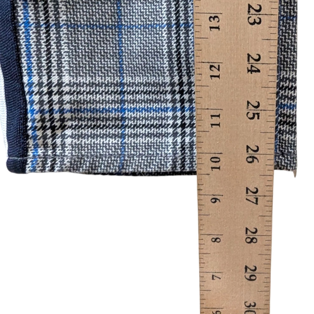 MOTHER The Insider Ankle Glen Plaid Tuxedo Strip Pants (30) - Picture 12 of 12